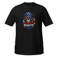 Red White & Blue Skull Patriotic USA American Flag Unisex Gildan Tee Unisex