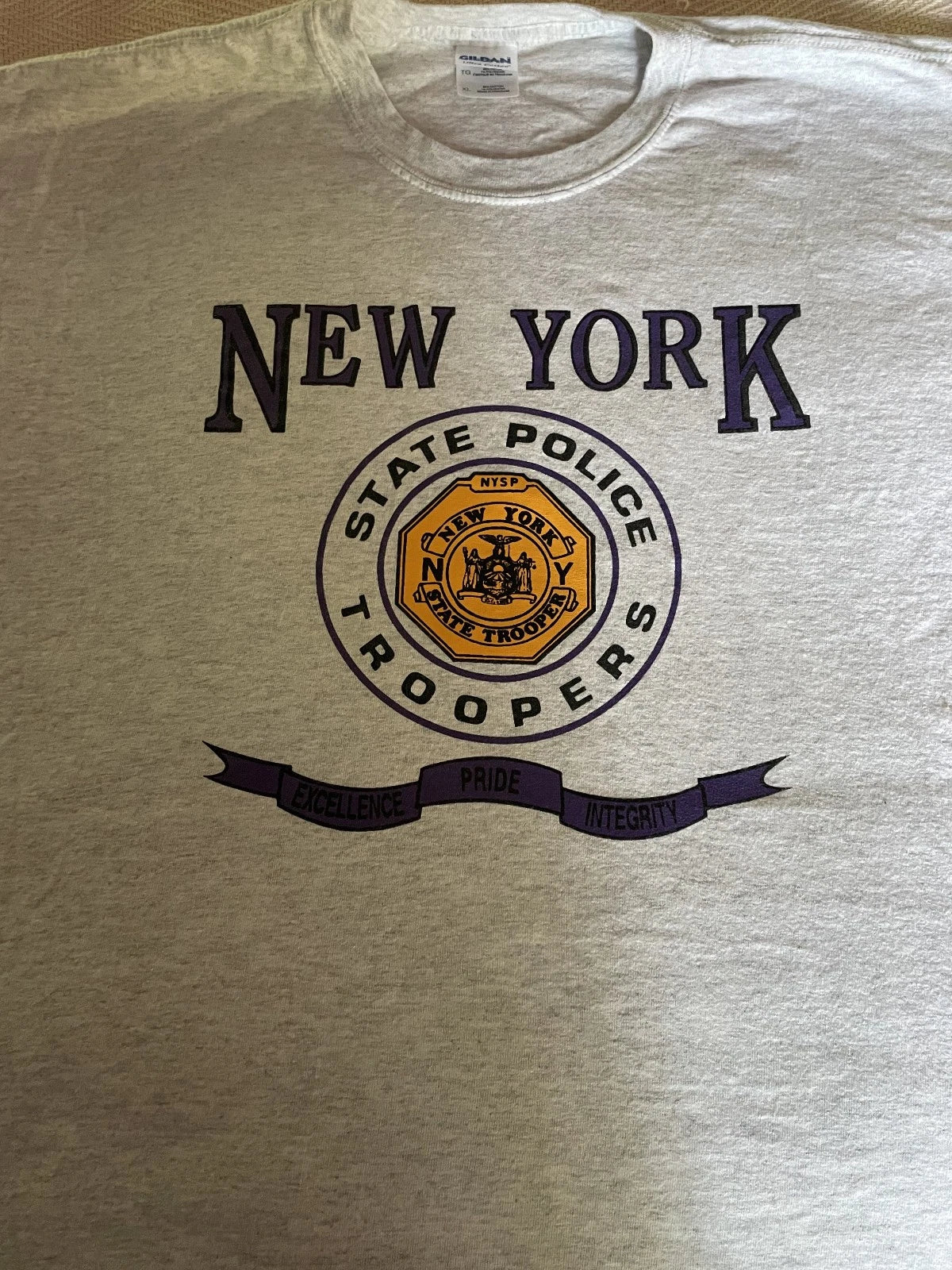 NYSP Trooper Shield Logo Men’s Size L Unisex