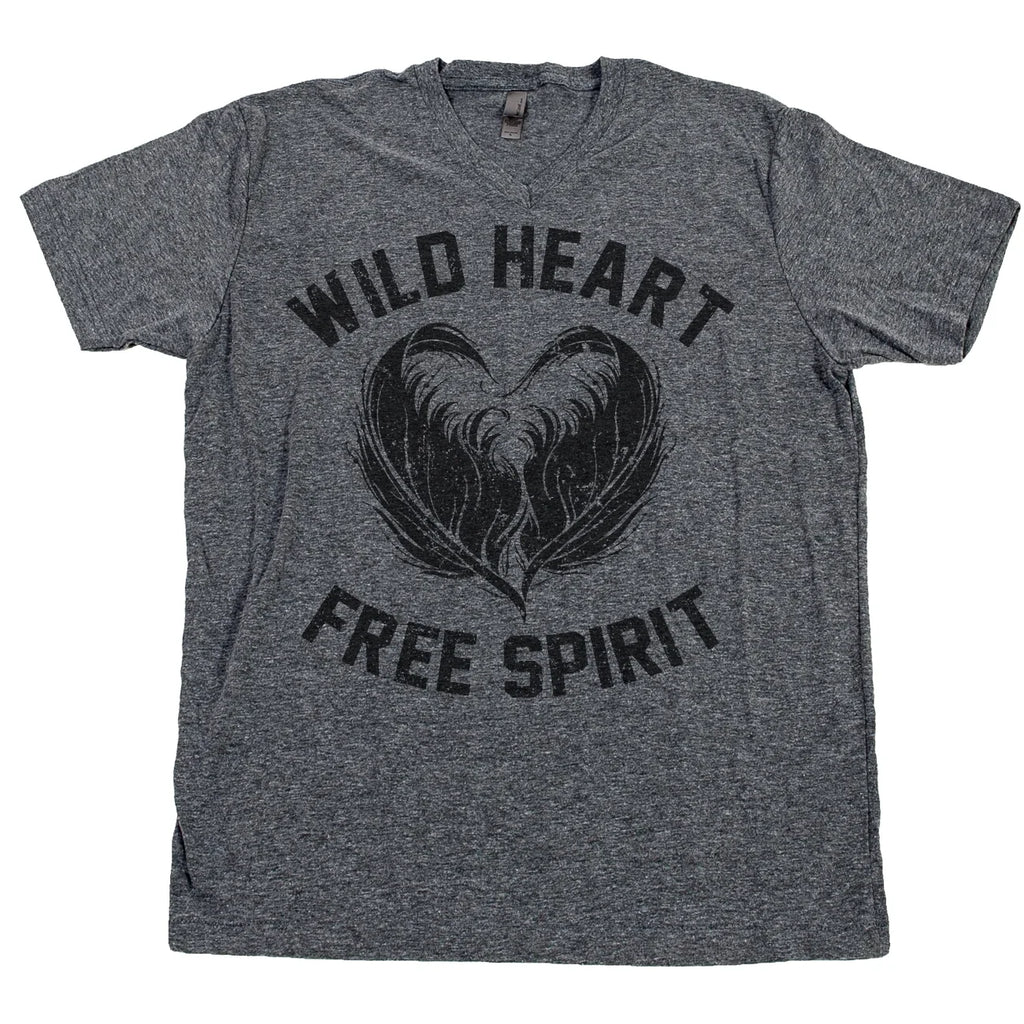 Wild Heart Free Spirit T Shirt Gypsy Soul Dreamer Wanderer Bohemian Hippie Tee Unisex