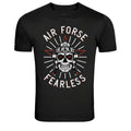 Air Force Fearless Pilot Skull Aviator Graphic Unisex