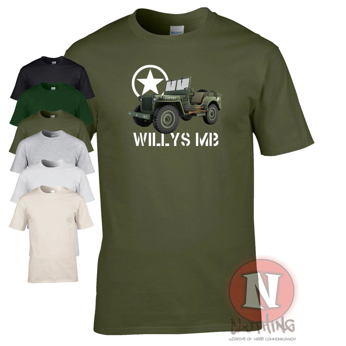 Willys MB general purpose WW2 vehicle US army allies Unisex