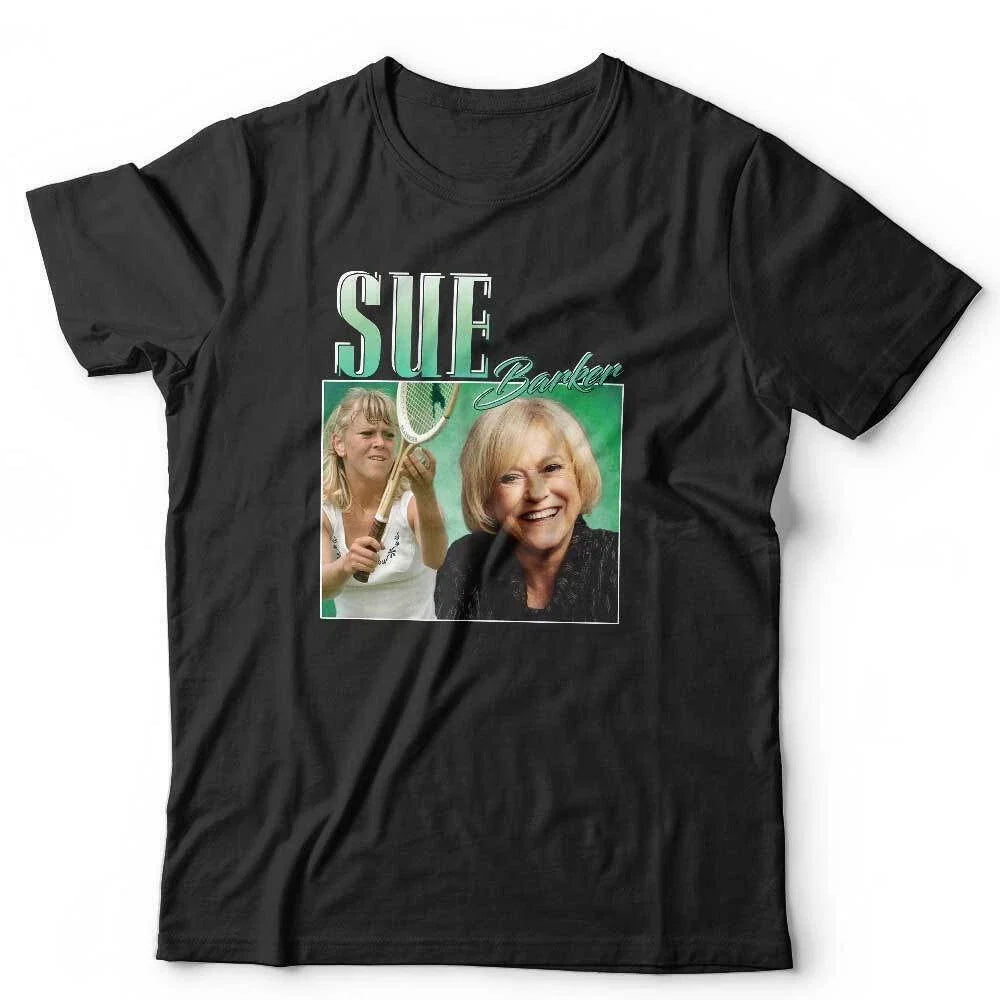 Sue Barker Tshirt Appreciation Unisex Homage Wimbledon Stag or Hen Funny Tennis Unisex