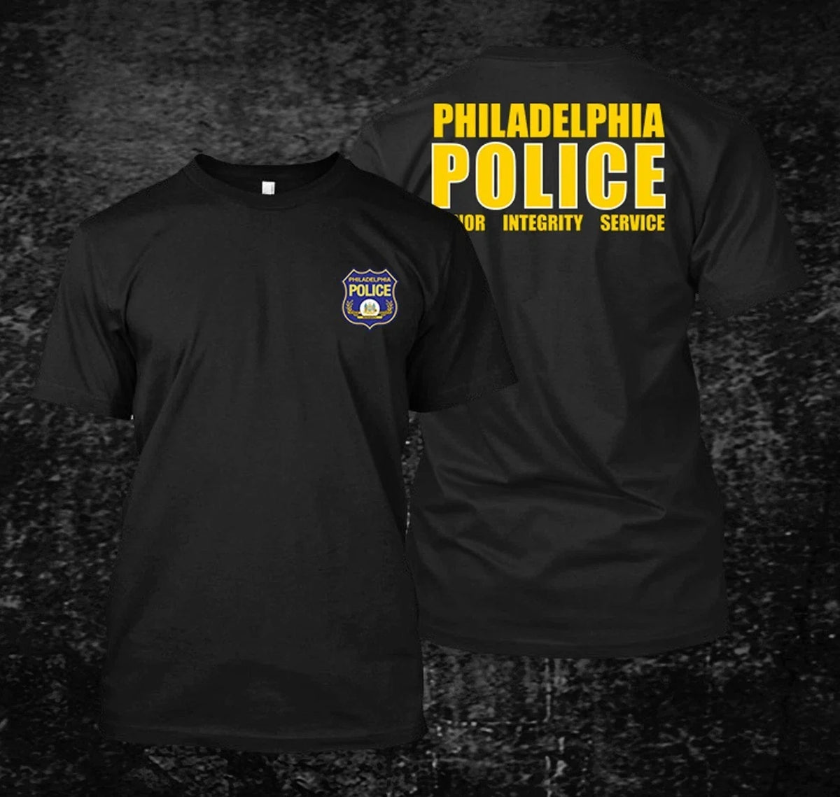 philadelphia Police - Custom front and back tee Unisex