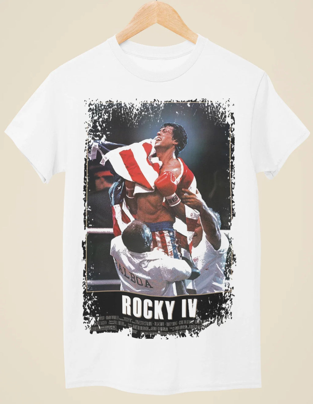 Rocky IV - Movie Poster Inspired Unisex White Unisex