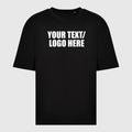 Personalised AWDis Unisex Oversize 100 Custom Your Text Printed Tee Top Unisex