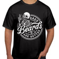 TSHIRT (2405) Dads with Beards Are Better Funny Dad Birthday Fathers day Unisex