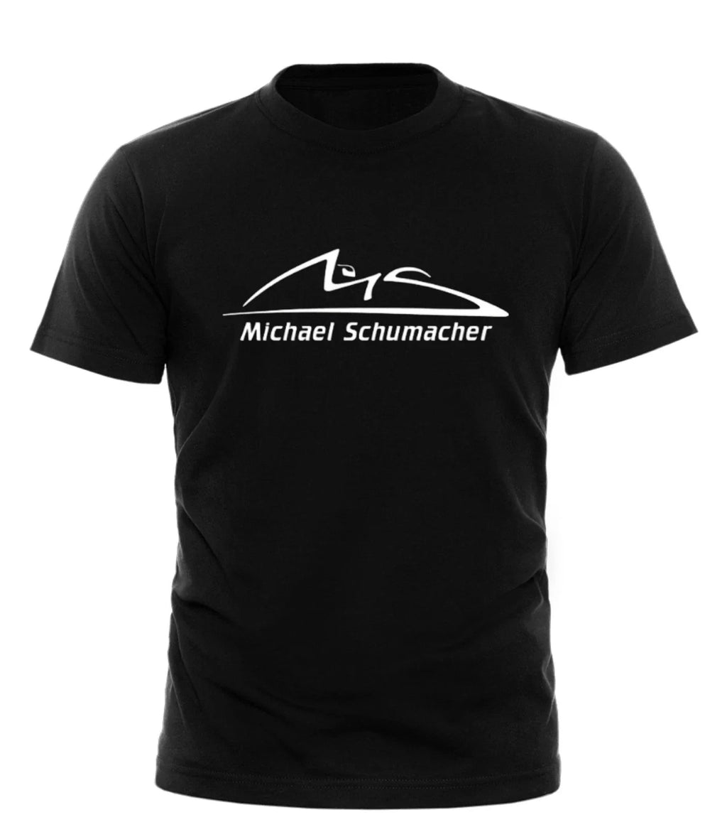 MICHAEL SCHUMACHER T SHIRT F1 All SIZES BLACK WHITE UNISEX ADULT Unisex