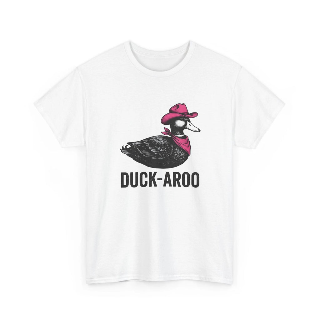 Duck Rancher Hat Shirt Cowgirl Critter Gift Women Aged Tee Rancher Hat T-Shirt