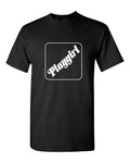 Retro Style Novelty Design Groovy 70's Playgirl White Unisex