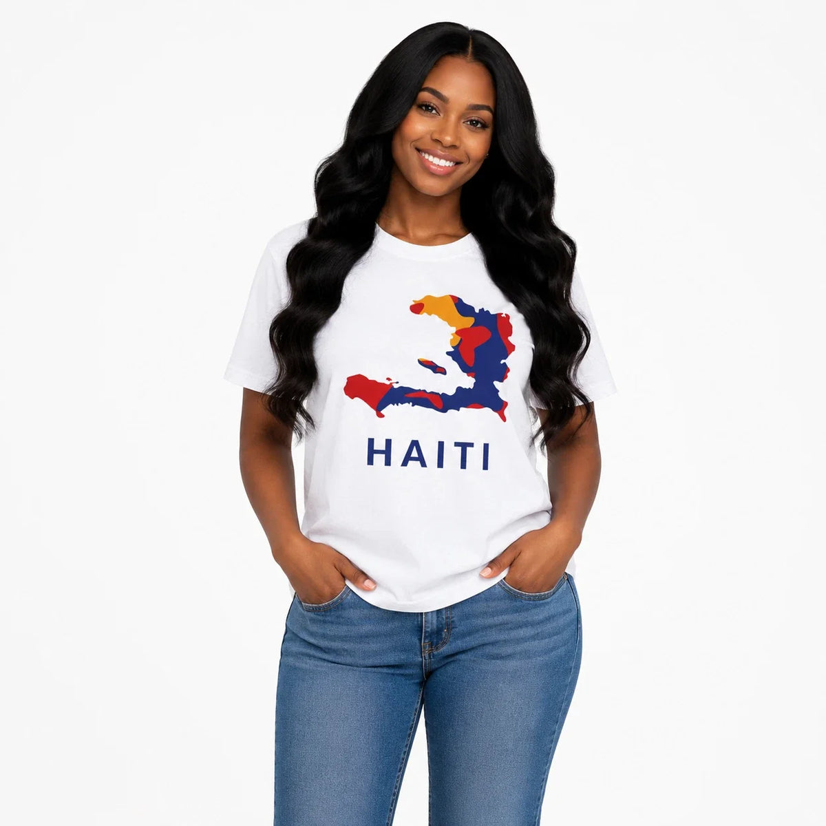 Haiti Map Unisex Graphic Tee Haitian Pride Flag Shirt Gift Unisex