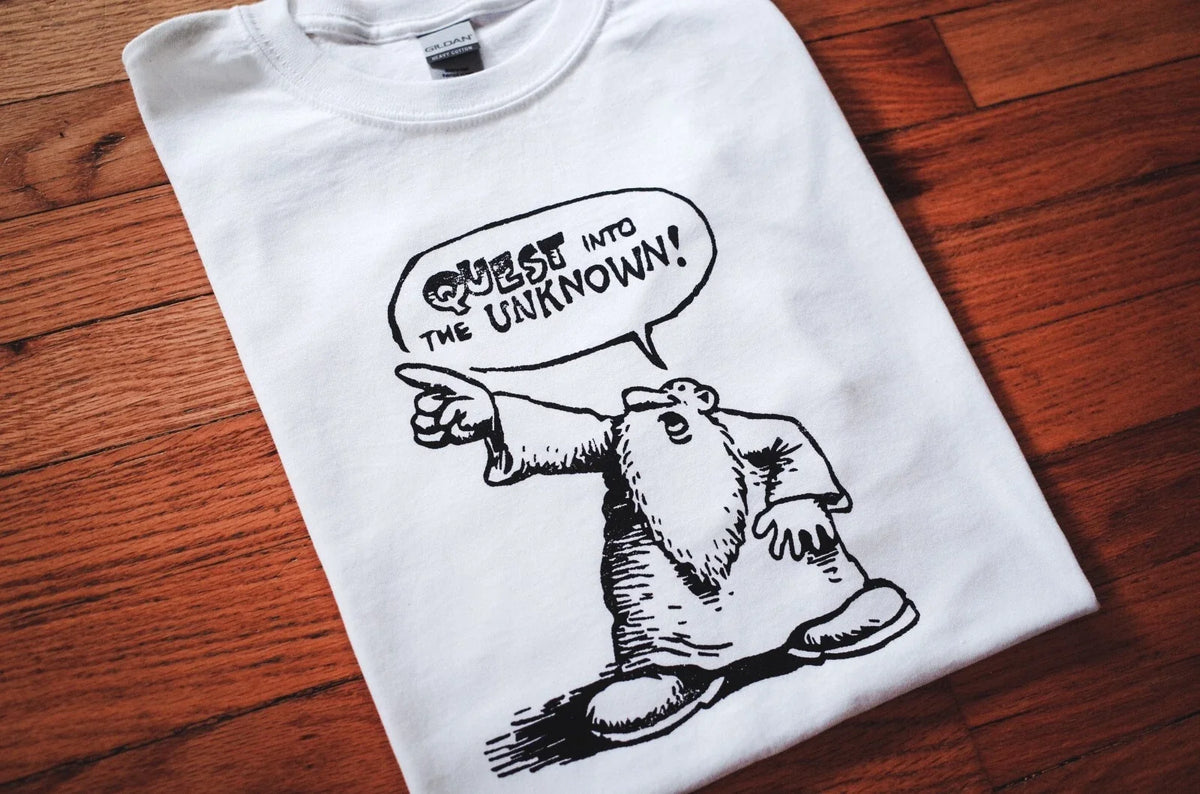 Vintage Mr. Natural White , Quest Into Unknown, Crumb, Harvey Pekar Fritz Unisex