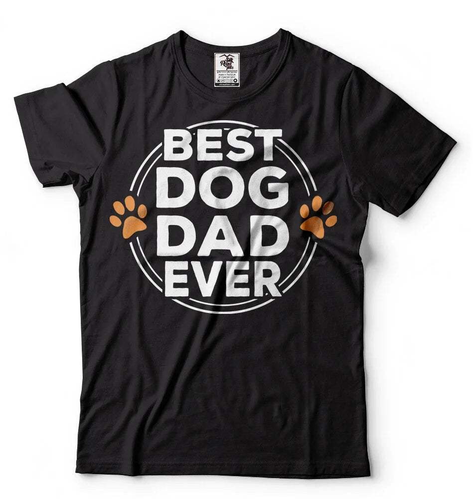 Dog Dad Dogfather Shirt Dog Lover Pet Mens Gift Fathers day Tee Unisex