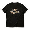 Delorean Classic Car Graphic Art Unisex 100% Cotton Tee Unisex