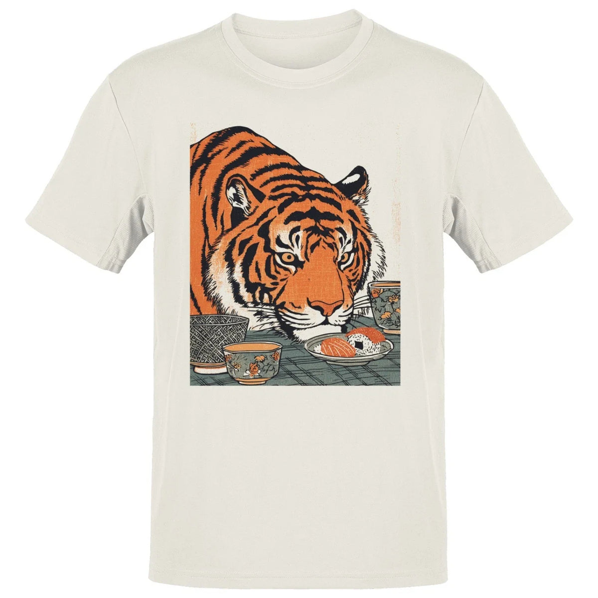 Vintage Tiger Sushi Art Men's Unisex