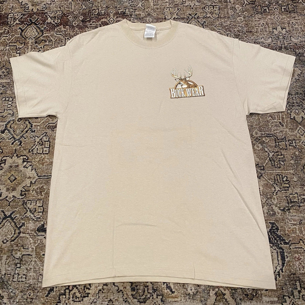 Vintage Buck Wear Shirt Mens L Funny Deer Turkey Duck Hunting Graphic Logo Y2K Unisex