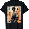 Vintage African Samurai Afro American Bushido Warrior Katana Unisex