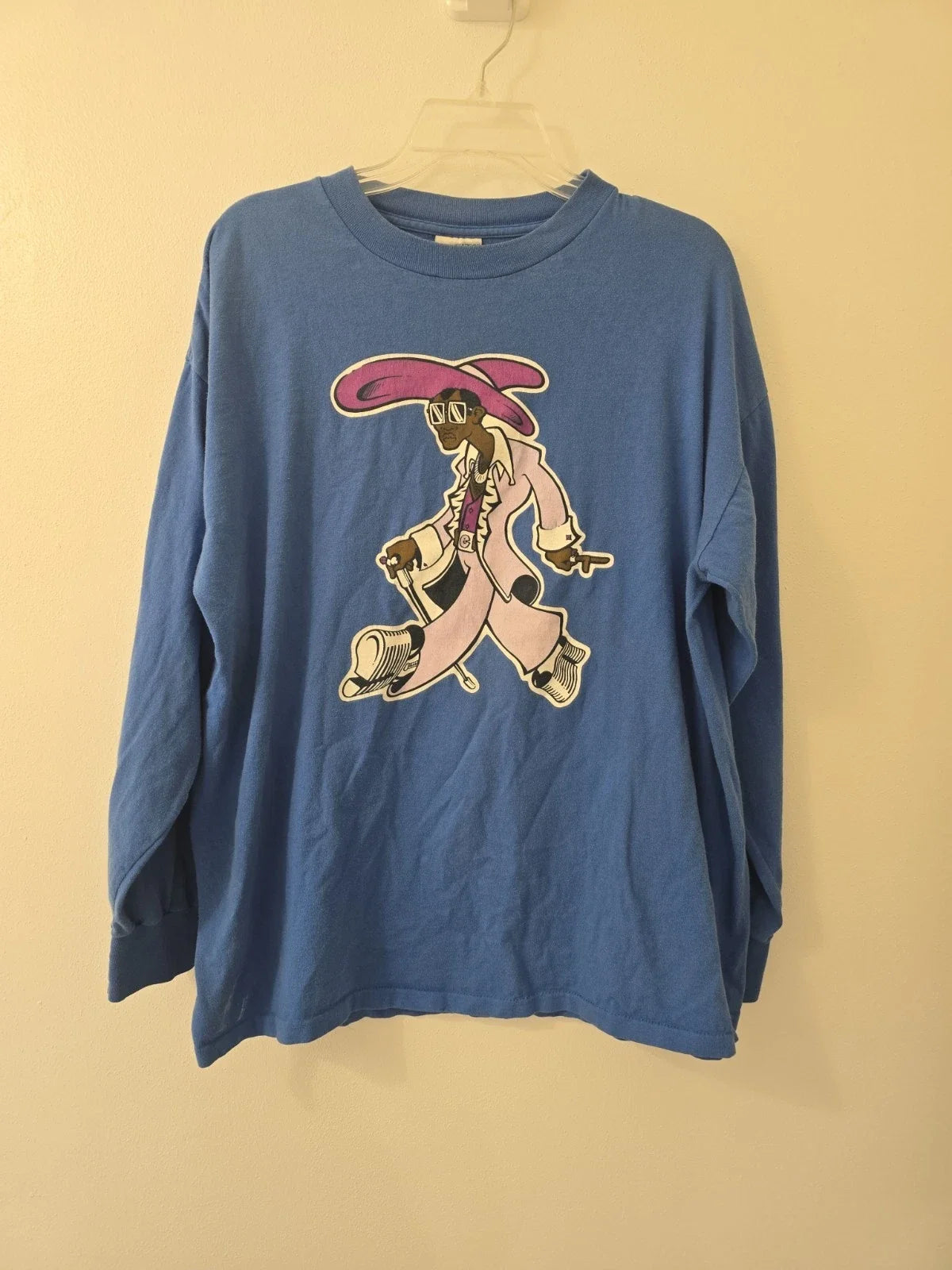 90s Vintage THUMP Skateboard Y2k Long Sleeved Pimp Tshirt. Single Stich. Unisex