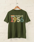 Vintage 1956 T Shirt 70th Birthday 2026 Retro 70 Years Old Gift Tee Unisex Unisex