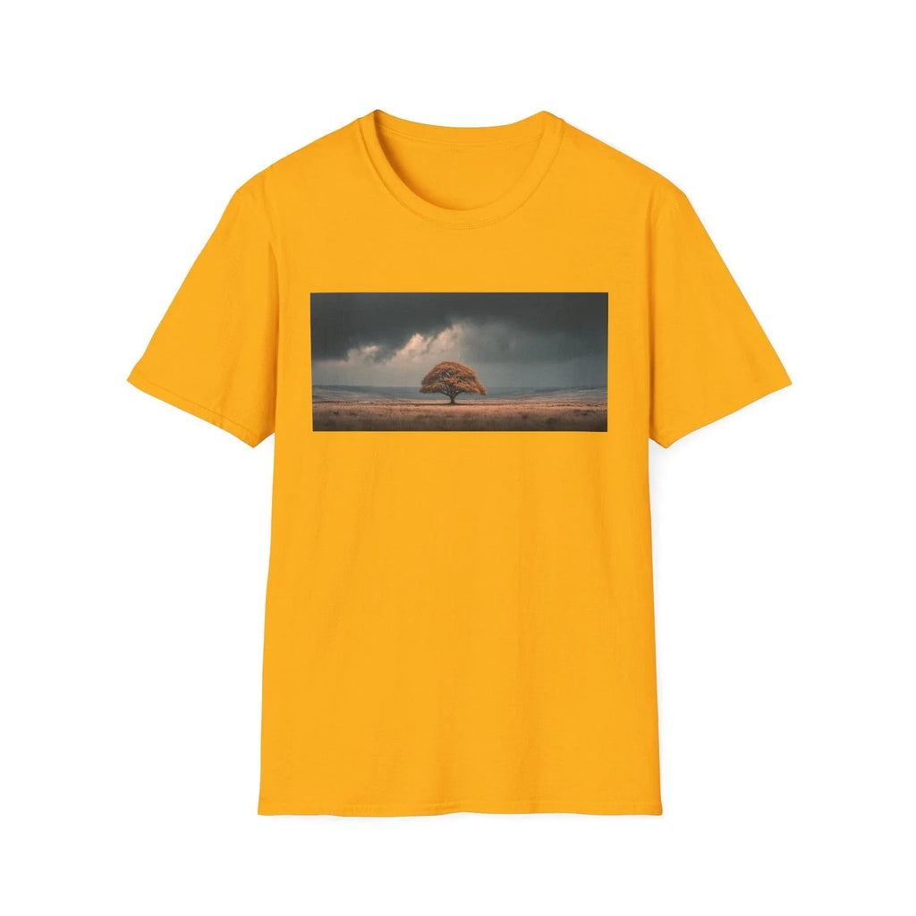 Lone Tree Storm T Shirt | Moody Nature Landscape Graphic Tee | Unisex Unisex