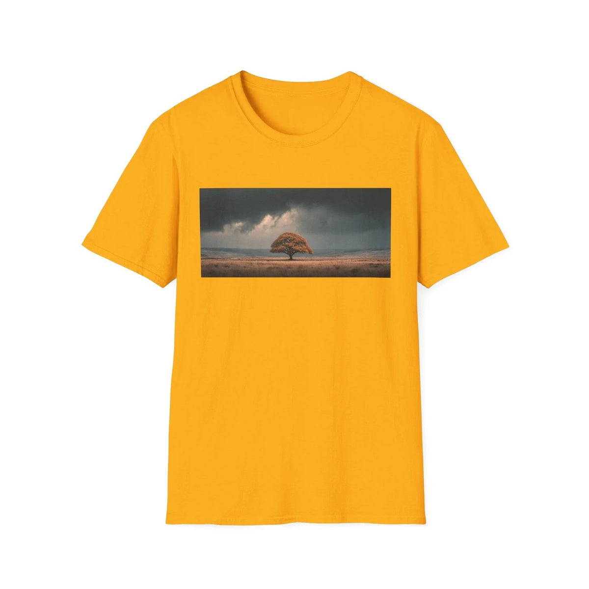 Lone Tree Storm T Shirt | Moody Nature Landscape Graphic Tee | Unisex Unisex