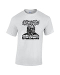 EXULCERATION Infernal Disgust BLACK Print WHITE Shirt osdm hemdale denak Unisex