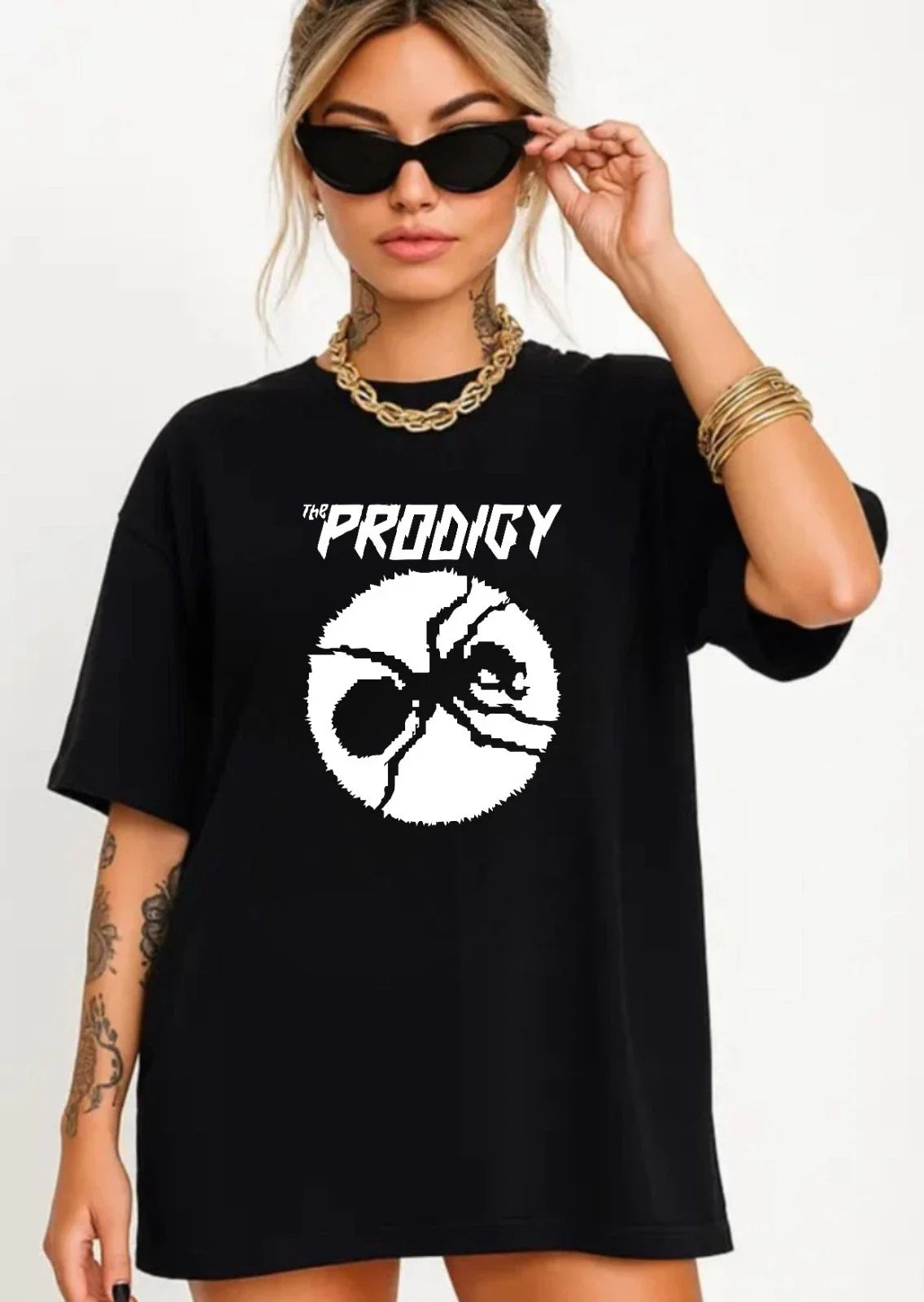 The Prodigy Spider Retro Electronic Band - Vintage Classic Rock-Tee Top Unisex