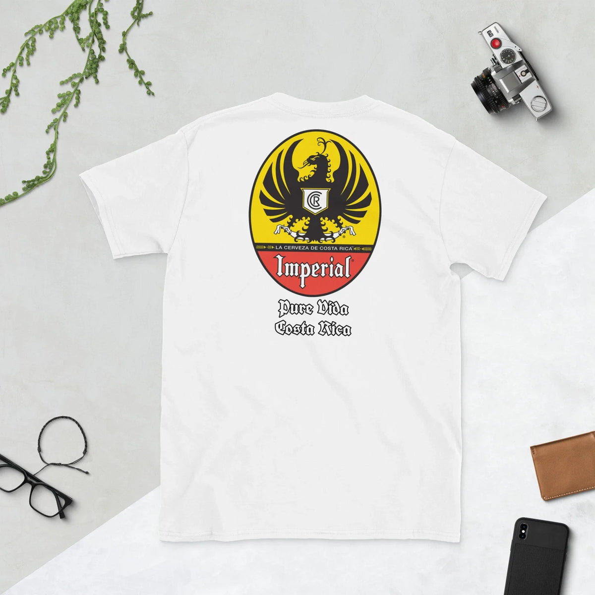 Cerveza Imperial Pure Vida Vintage Front & Back Print Unisex