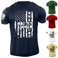 Men's One Nation Under God Patriotic USA Flag Tee Unisex