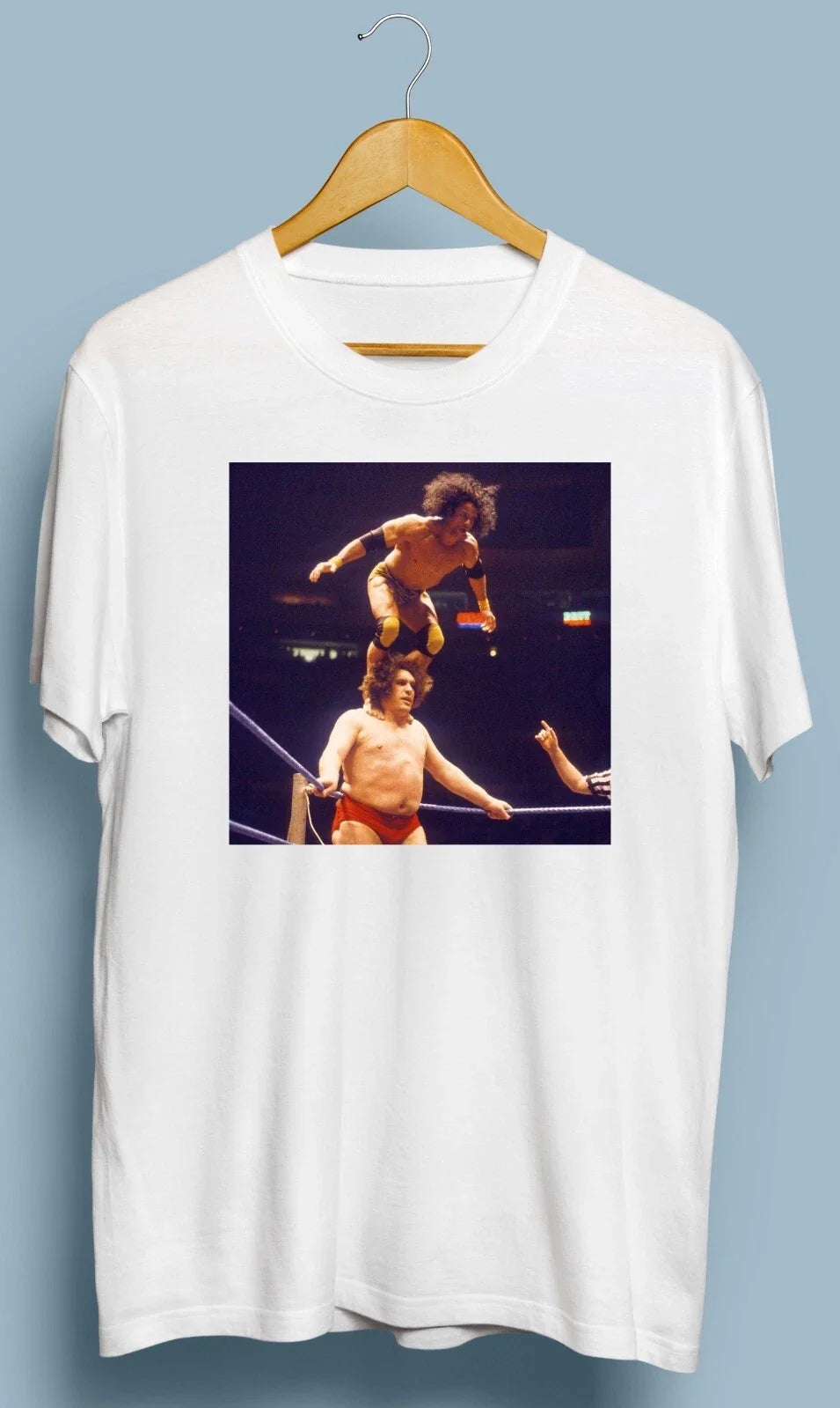 Vintage Andre The Giant w Superfly Jimmy Snuka T Shirt S M L XL 2XL Unisex