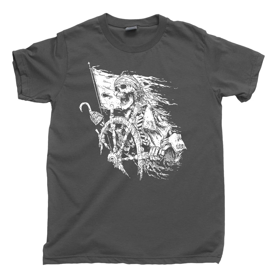 Pirate Life T Shirt Booty Treasure Island Buccaneer Tattoo Sailing Ocean Sea Tee Unisex