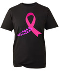Breast Cancer Awareness T Shirt,Simple Pink Ribbon Design,Support Breast Cancer Unisex