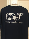 Vineyard Vines Men's Vintage Soccer Whale Pocket S/S Blue Large NWT Unisex