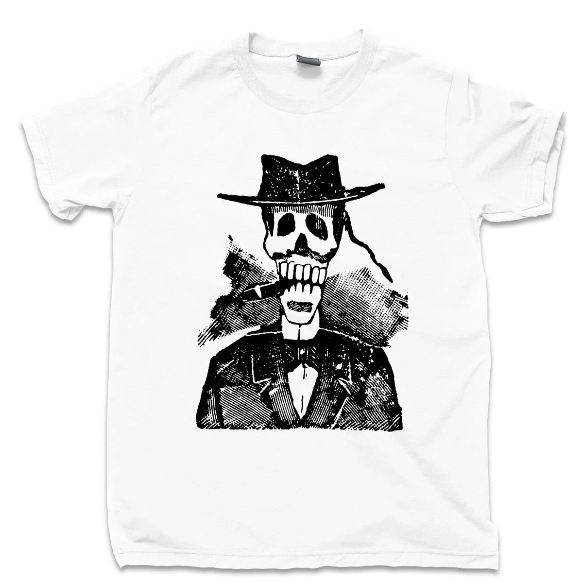 Cigarro Calavera T Shirt Cigar Smoking Skeleton Mexico Cinco De Mayo Fiesta Tee Unisex