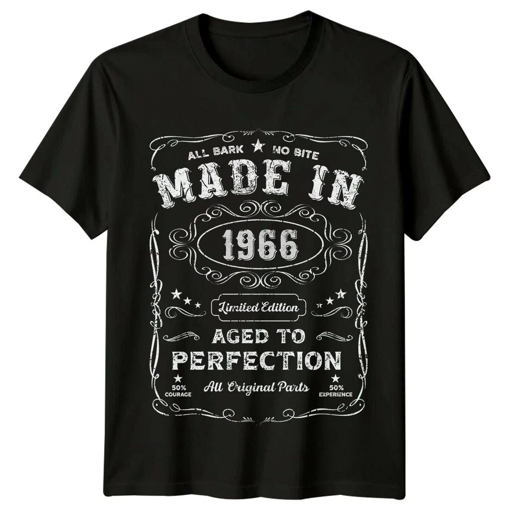 Made In 1966 Mens T Shirt 60th Birthday Gift Vintage sixty Year Old Unisex