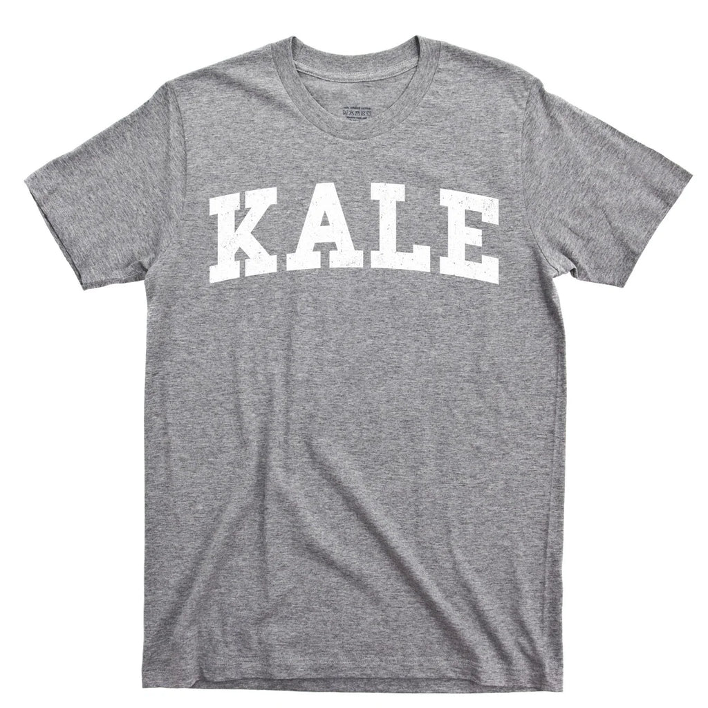 KALE T Shirt Foodie Vegan Vegetarian Non GMO Organic Plants Garden Greens Tee Unisex