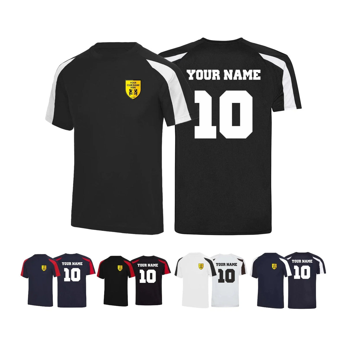 Personalized Football – Custom Badge & Name – Kids Adults Unisex