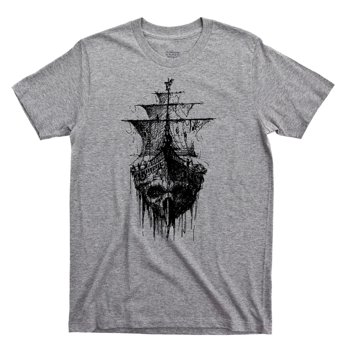 Pirate Life T Shirt Tattoo Buccaneer Booty Treasure Eye Patch Sail Ocean Sea Tee Unisex