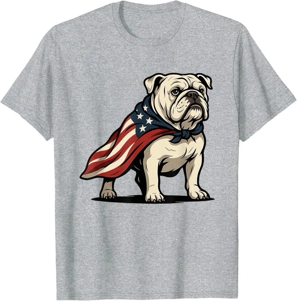 Patriotic Bulldog 4th of July Funny Dog Lover Unisex Unisex