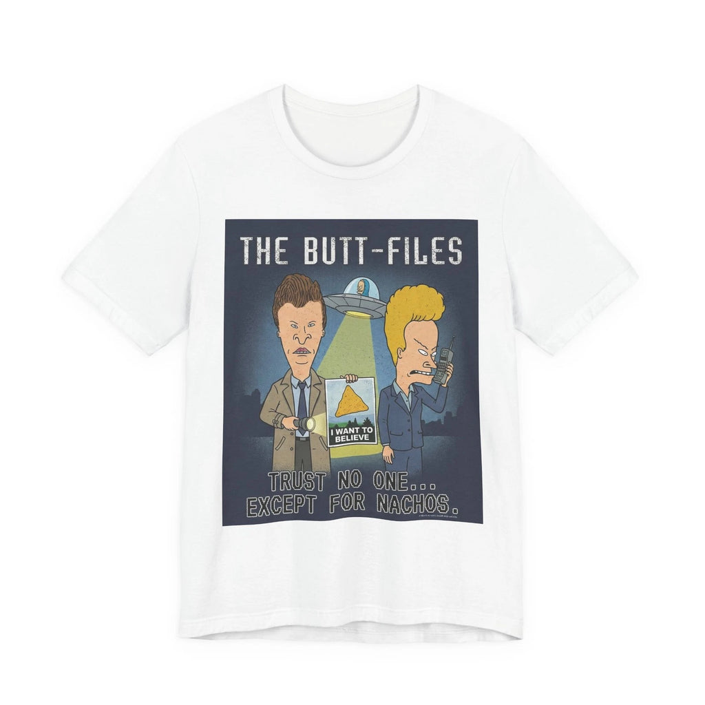 The Butt-Files alien parody Tee | Cartoon detectives, UFO X-Files style