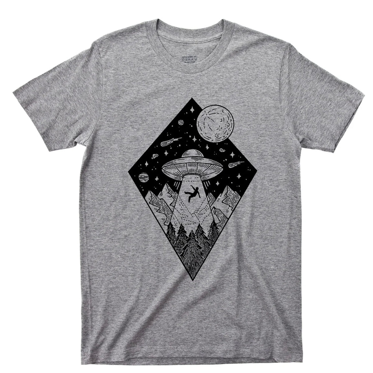 Alien T Shirt UFO Abduction Area 51 Roswell E.T. Blue Book DVD Blu Ray Movie Tee Unisex