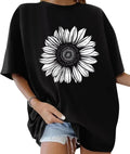 Women’s Graphic Print Short Sleeve Tops Crew Neck Casual Unisex