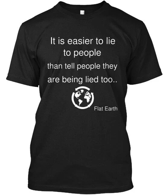 Flat Earth Made in the USA Size S to 5XL Unisex