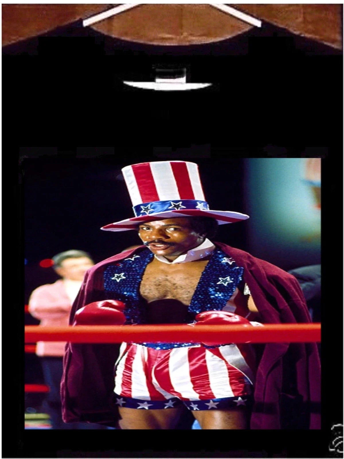 Apollo Creed In USA Suit Rocky Movie Scene T Shirt Unisex