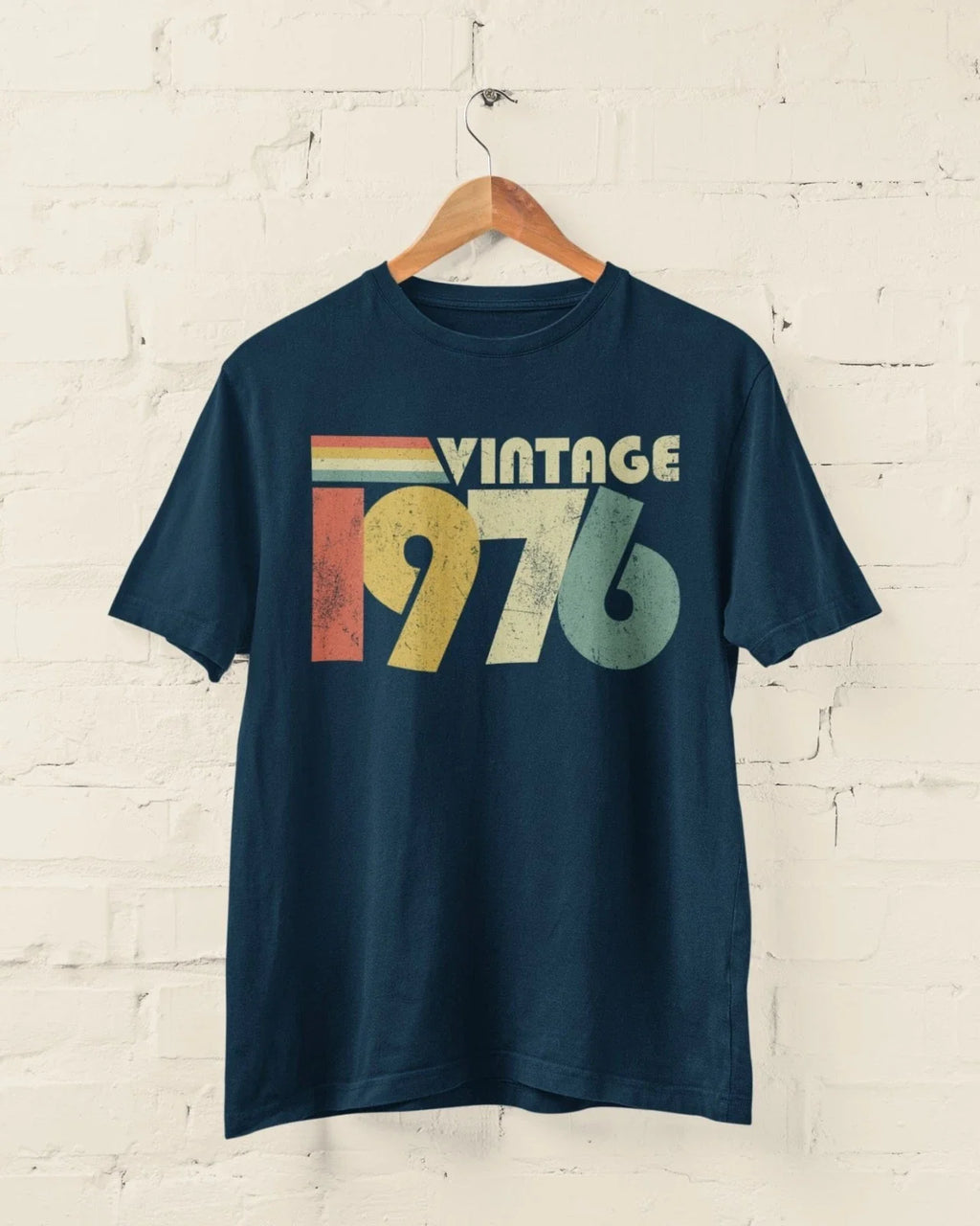 Vintage 1976 T Shirt 50th Birthday 2026 Retro 50 Years Old Gift Unisex Tee Unisex