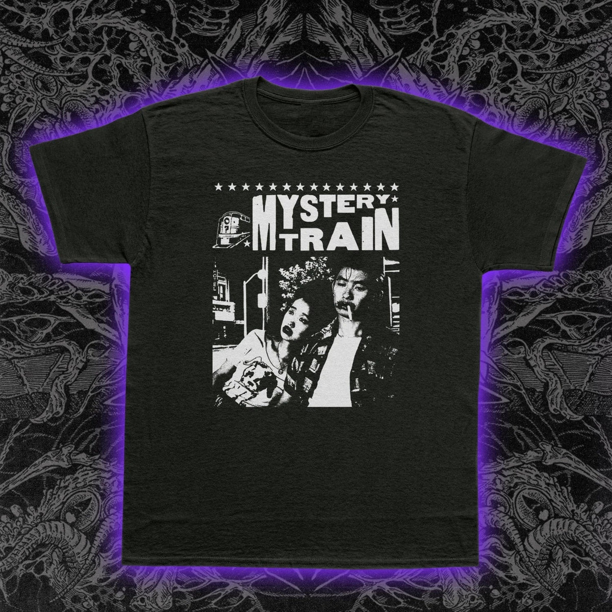 Mystery Train 1989 Cult Indie Film Tee Jim Jarmusch Graphic Shirt Unisex