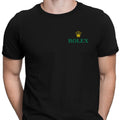 Rolex Style Graphic Tee Black Shirt Fans Gift For Everyday Wear Unisex