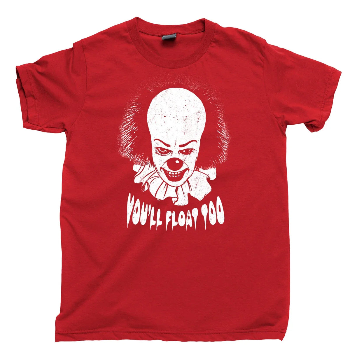 IT T Shirt PENNYWISE Killer Clown Chud Stephen King Derry Maine Losers Club Tee Unisex
