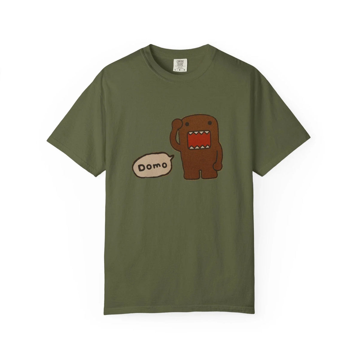 Domo Y2k Design Unisex Garment-Dyed , Graphic Tee, Funny Casual Shirt, Unisex