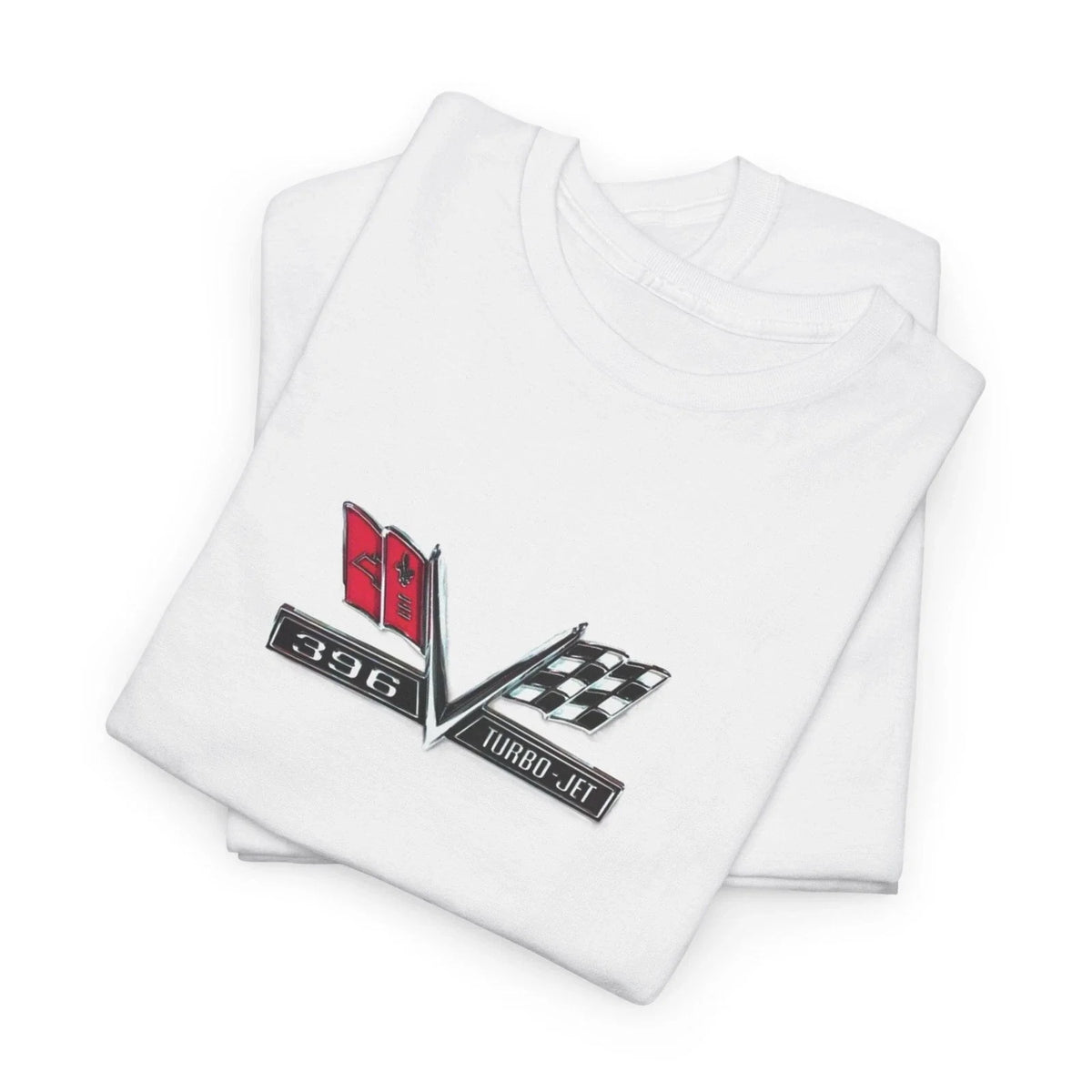 396 Turbo-Jet Crossed Flags Big Block Unisex