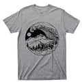 Tsunami T Shirt Hurricane Storms Breaking Ocean Rogue Waves Sea Shipwrecks Tee Unisex